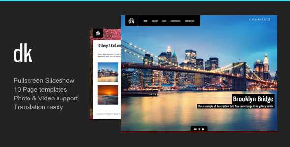 DK v2.7 - Theme For Photography Creative Portfolio