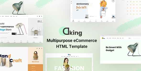 Dking v1.0 - Multipurpose eCommerce HTML Template