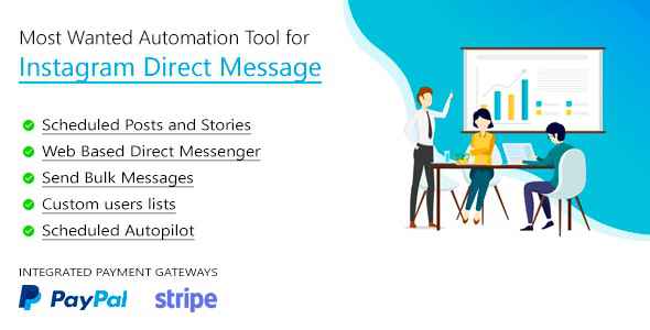 DM Pilot v4.0.1 - Instagram Most Wanted Automation Tool for Direct Message & Scheduled Posts