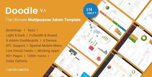 Doodle - The Ultimate Multipurpose Admin Template
