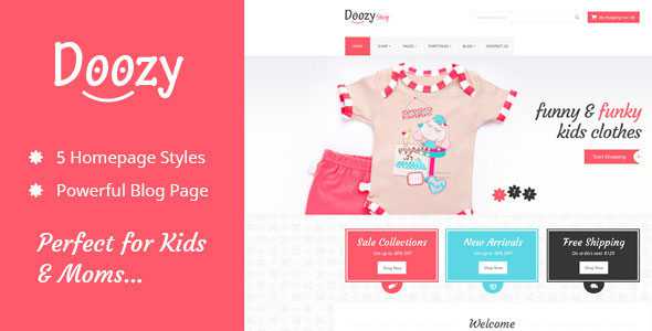 Doozy - Kindergarten & Ecommerce Template