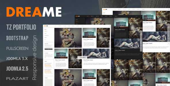 Dreame - Themeforest Responsive Joomla Template