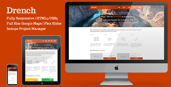 DRENCH WORDPRESS - A RESONSIVE HTML5 WP THEMEFOREST THEME