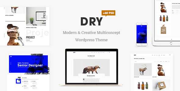 DRY - Modern & Creative Multiconcept Theme