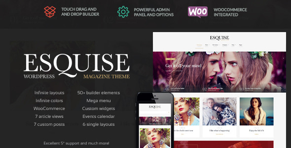 ESQUISE V1.0.7 - MAGAZINE WORDPRESS THEME