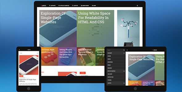DW ARGO - Responsive WordPress Theme for Magazine