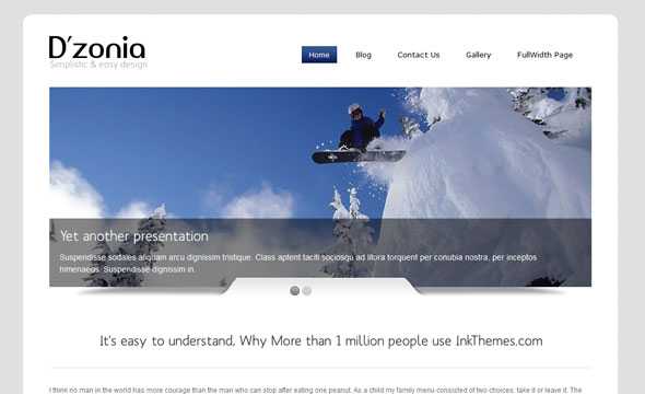 Dzonia - InkThemes Premium Wordpress Theme