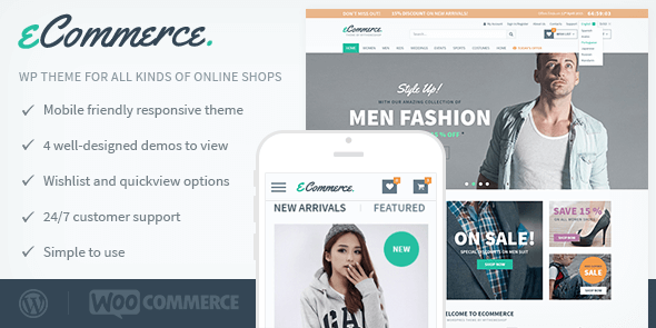 eCommerce v1.3.8 – Perfect WordPress eCommerce Theme