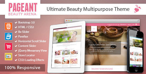 Pageant - Multipurpose Beauty & Health Template