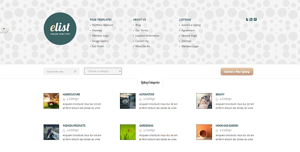 eList v3.0.7 – Responsive Directory WordPress Theme