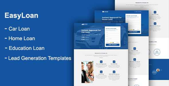 EasyLoan - Loan Company Website Templates