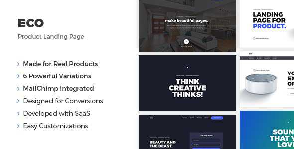 Eco - Product Landing Page