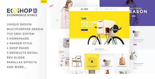 ECOSHOP v1.1 - Multipurpose eCommerce HTML5 Template