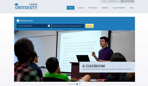 Education Academy - Templatic Premium Wordpress Theme