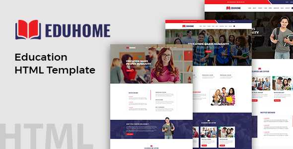 Eduhome - Education HTML Template