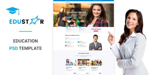 EDUSTAR - Education PSD Template