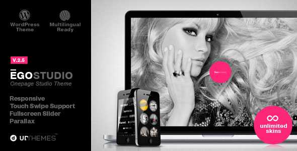 Ego v2.5 - Onepage Parallax Responsive WordPress Theme
