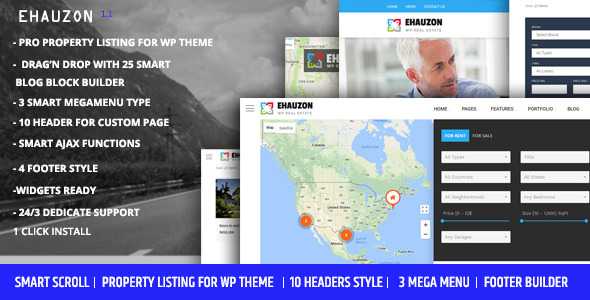 Ehauzon v1.0 - Property Listing for WordPress Theme