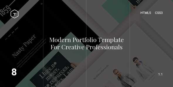 Eight v1.1 - Responsive Portfolio HTML5 Template