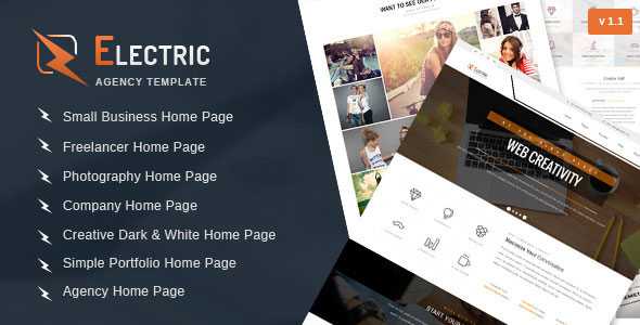 Electric - Multipurpose HTML Site Template