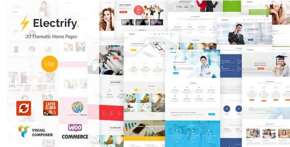 Electrify v1.2 - Versatile Multipurpose WordPress Theme