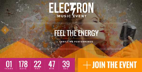 Electron v1.5.1 - Event Concert & Conference Theme