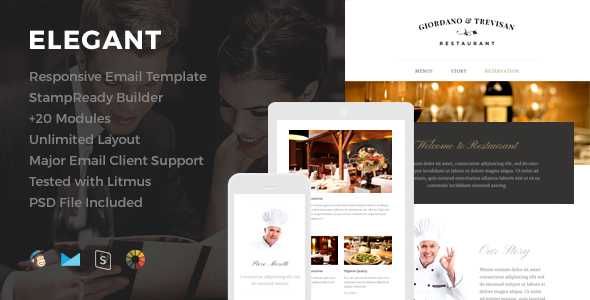 Elegant - Restaurant Email Template