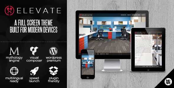 Elevate - Themeforest Full Screen Theme for WordPress