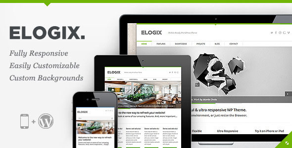 ELOGIX - THEMEFOREST RESPONSIVE BUSINESS WORDPRESS THEME