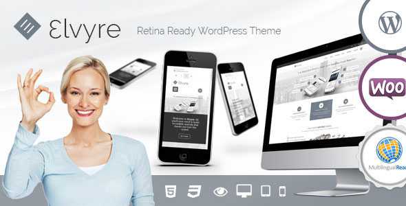 Elvyre v1.8 - Retina Ready Wordpress Theme