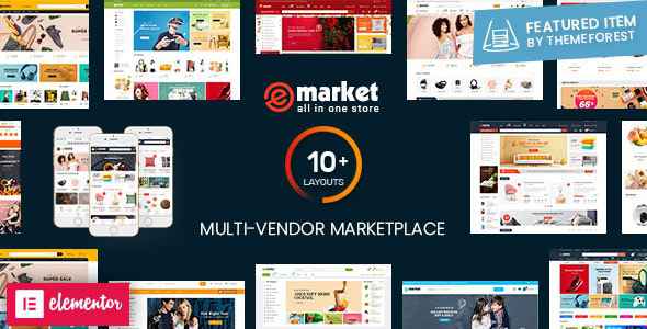 eMarket v1.9.2 - Multi Vendor MarketPlace WordPress Theme