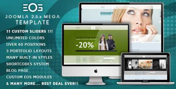 EOS - Themeforest Template for Joomla