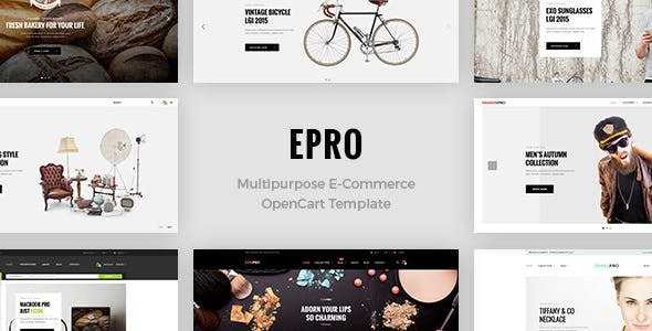 ePro - Premium OpenCart Template