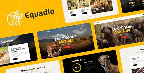 Equadio v1.0.0 - Non-Profit and Environmental WordPress Theme