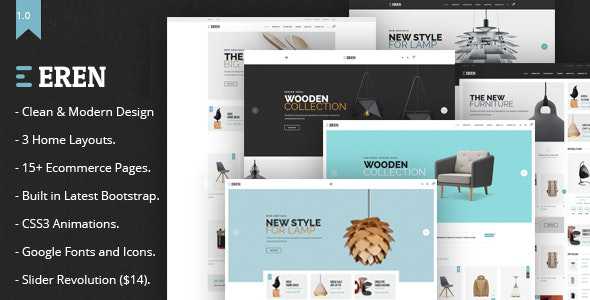 Eren v1.0 - Multipurpose Ecommerce HTML Template