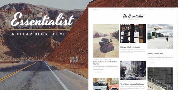 Essentialist v1.2 - A Narrative WordPress Blog Theme