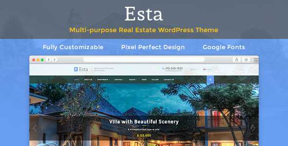 Esta v3.1.5 - Responsive Real Estate Property