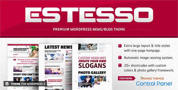 Estesso - Themeforest Modern Experimental Wordpress Theme