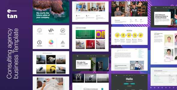E—tan v1.0 - Digital Consulting Agency HTML Template