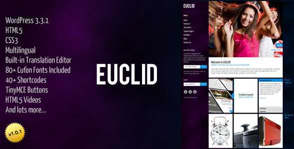 Euclid - Tech Corporate Multilingual Themeforest WP Theme
