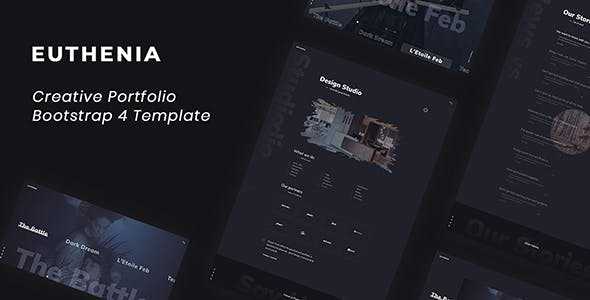 Euthenia v1.0 - Creative Portfolio Bootstrap 4 Template