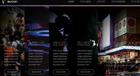 Evcon - JoomlaXTC Joomla Template