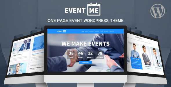 EventMe v2.5.8 - Event Landing Wordpress Theme