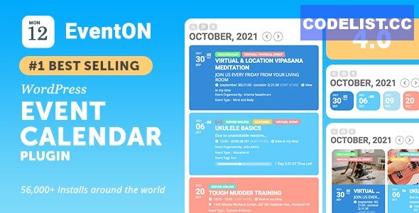 EventON v5.0.10 - WordPress Virtual Event Calendar Plugin