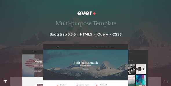 Ever+ | Responsive Multi-purpose HTML Template