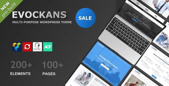 Evockans v1.1.1 - Responsive Multi-Purpose WordPress Theme