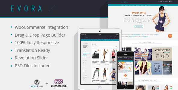 Evora - Themeforest Responsive e-Commerce Theme