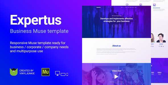 Expertus v1.0 - Business / Corporate / Company Responsive Muse Template