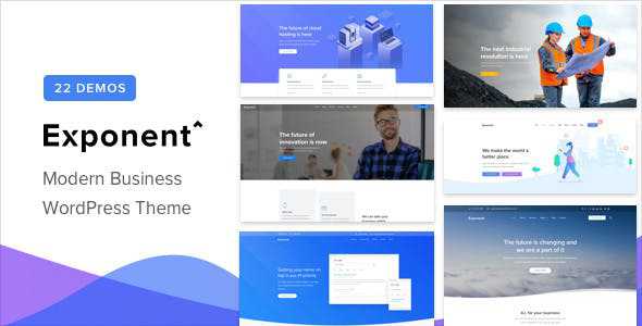 Exponent v1.2.8.1 - Modern Multi-Purpose Business Theme