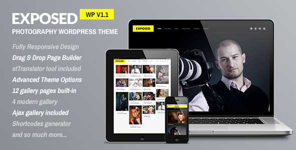 Exposed - Themeforest Responsive WP Photography Theme